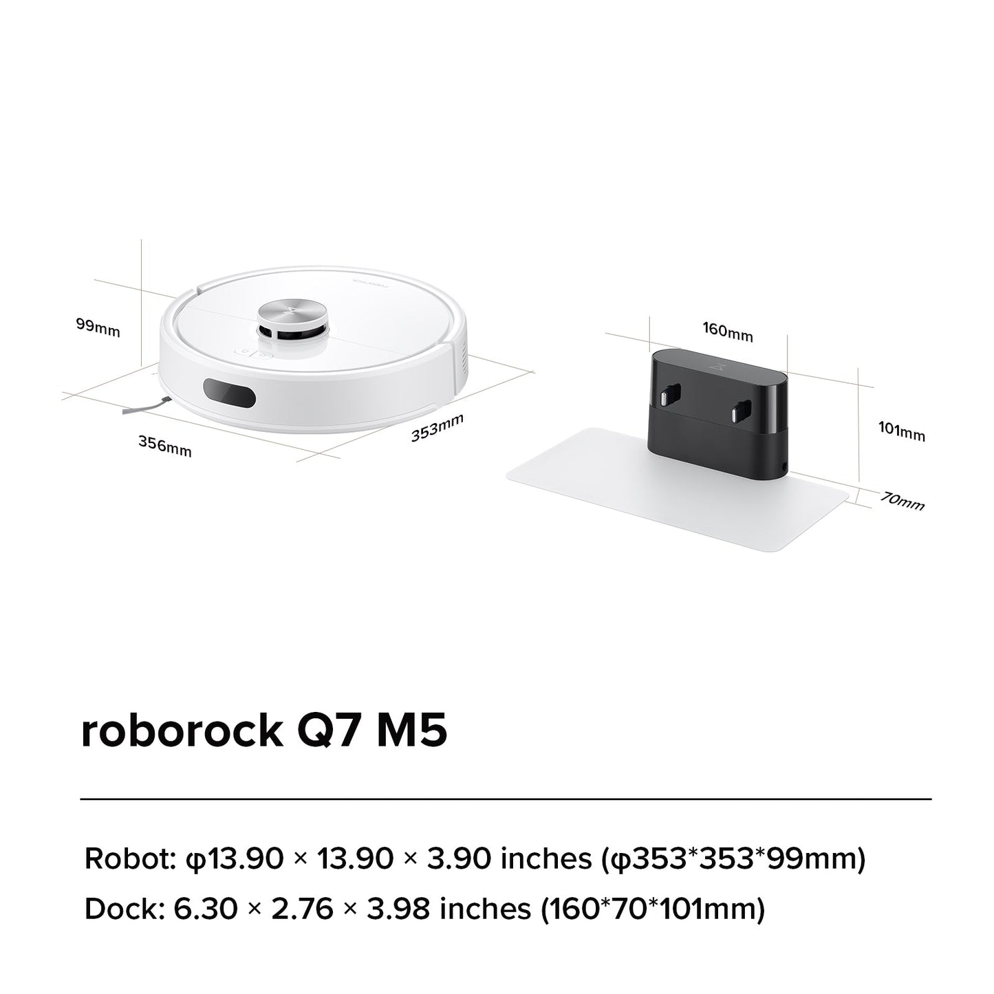 Roborock Q7 M5 Robot Vacuum and Mop-Upgraded from Q7 Max