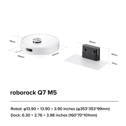 Roborock Q7 M5 Robot Vacuum and Mop-Upgraded from Q7 Max